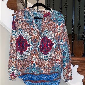 printed blouse